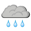 Kraftig regn